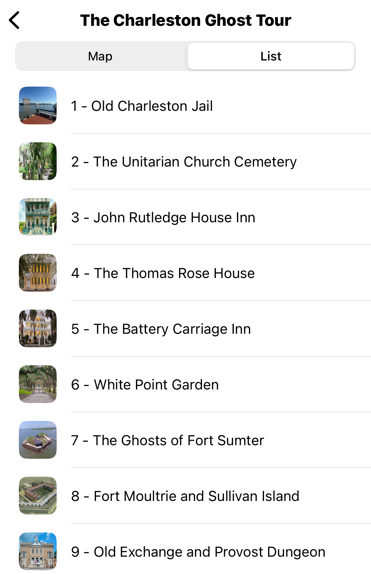 The Charleston Ghost Tour